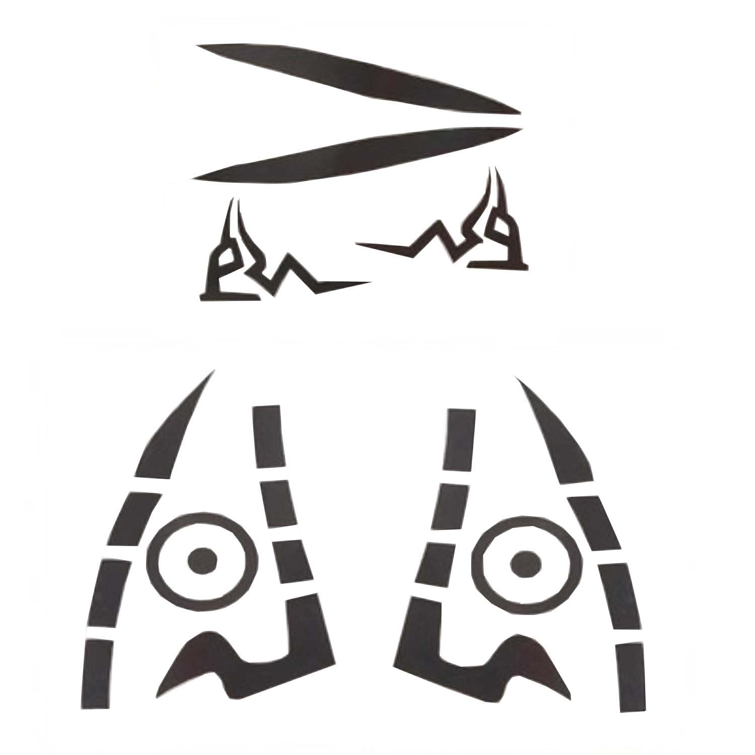 DJMANMENGG Sukuna wrist tattoo stickers ideal for arm accents.