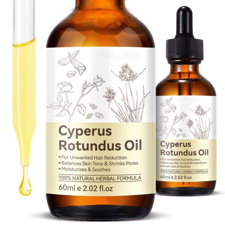 DLOMFVFQ Cyperus Rotundus Oil bottle pour for easy, targeted application