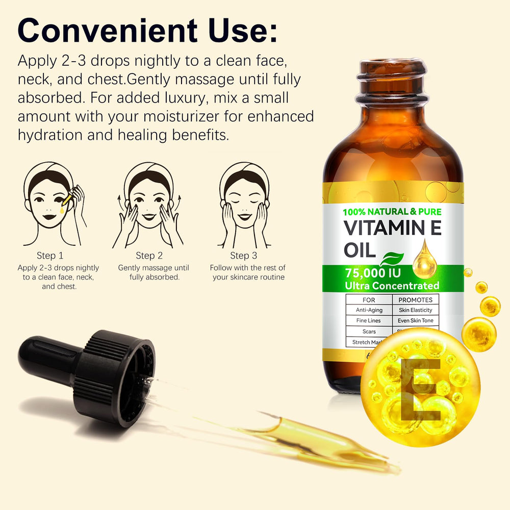 DLOMFVFQ vitamin E oil massage on body for smoother skin