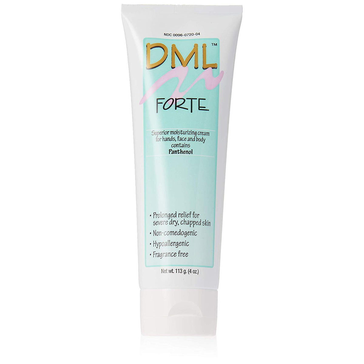 DML Forte Cream 4 oz pack of 6, panthenol moisturizer for soft, smooth skin.