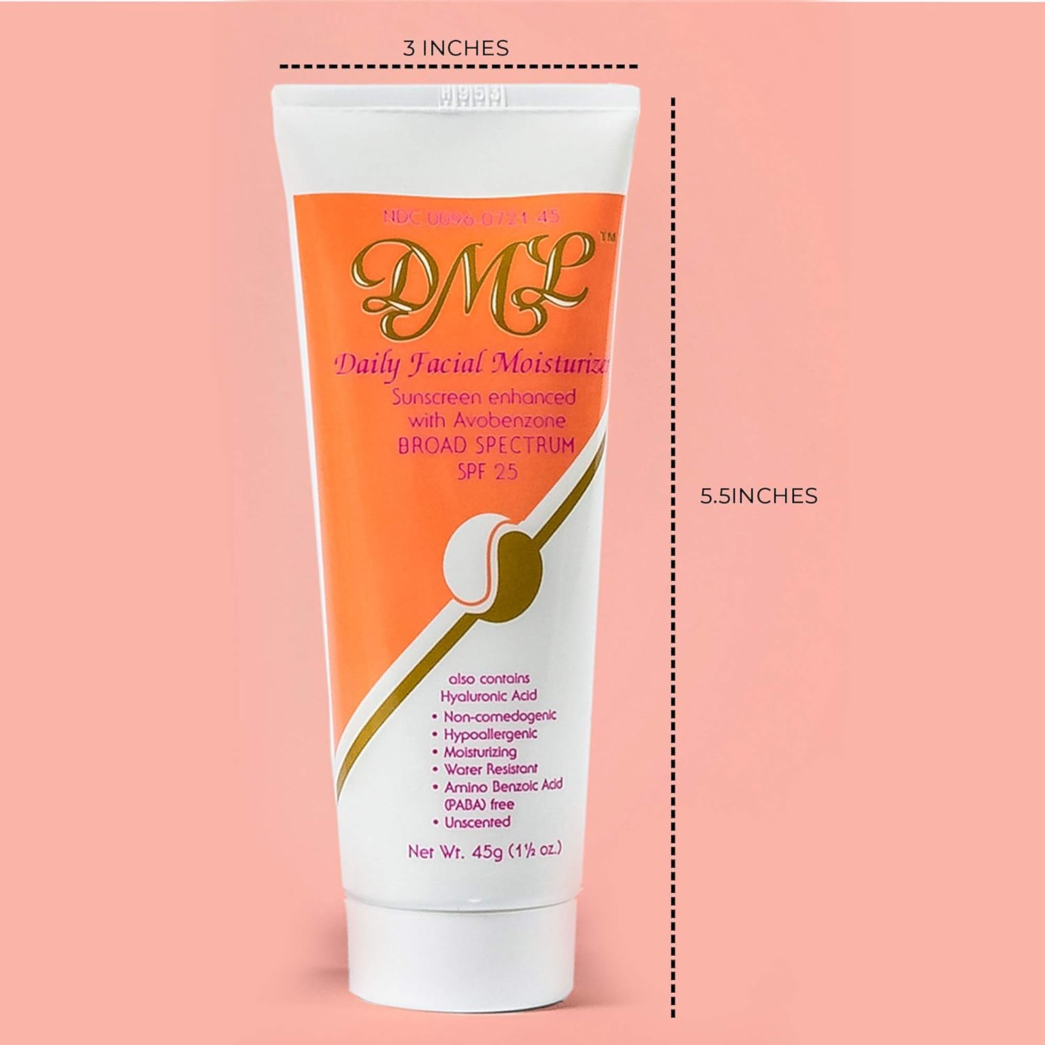 DML travel-friendly tube shown in everyday carry bag