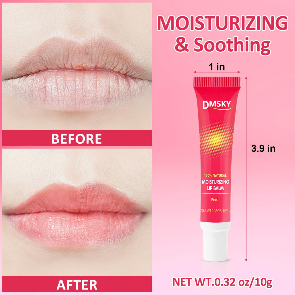 Dmsky 12-flavors lip gloss set captures fruity scents for daily lip care.