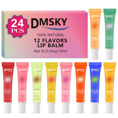 Dmsky 24-pack lip gloss bulk shows versatile shine and hydration for everyday use.
