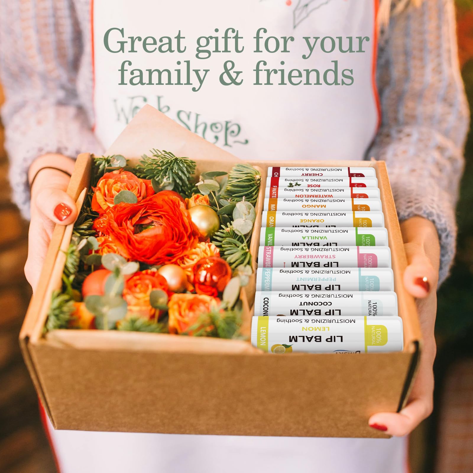 Dmsky lip balm bulk coconut flavor emphasizes natural ingredients and everyday softness.