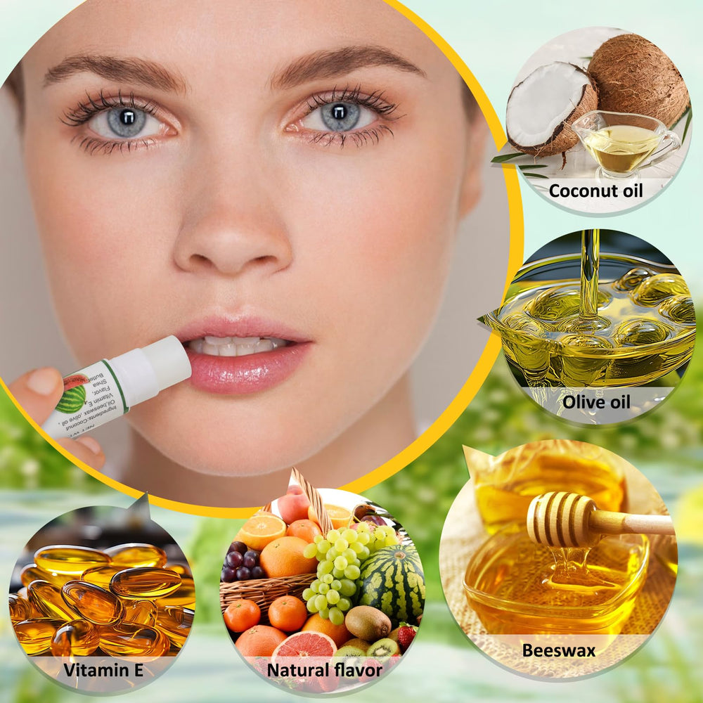 DMSKY lip balm close-up texture reveals silky moisture boost.