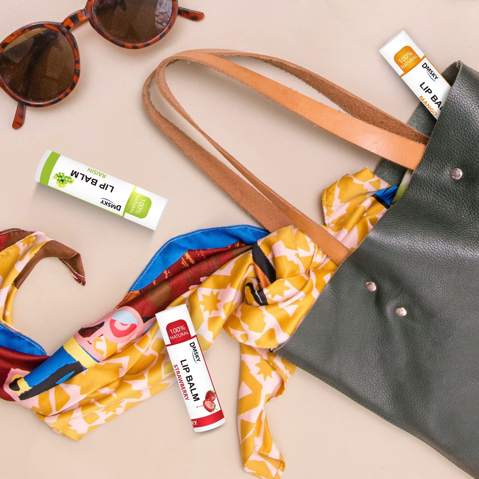 Dmsky lip balm watermelon flavor for refreshing use.