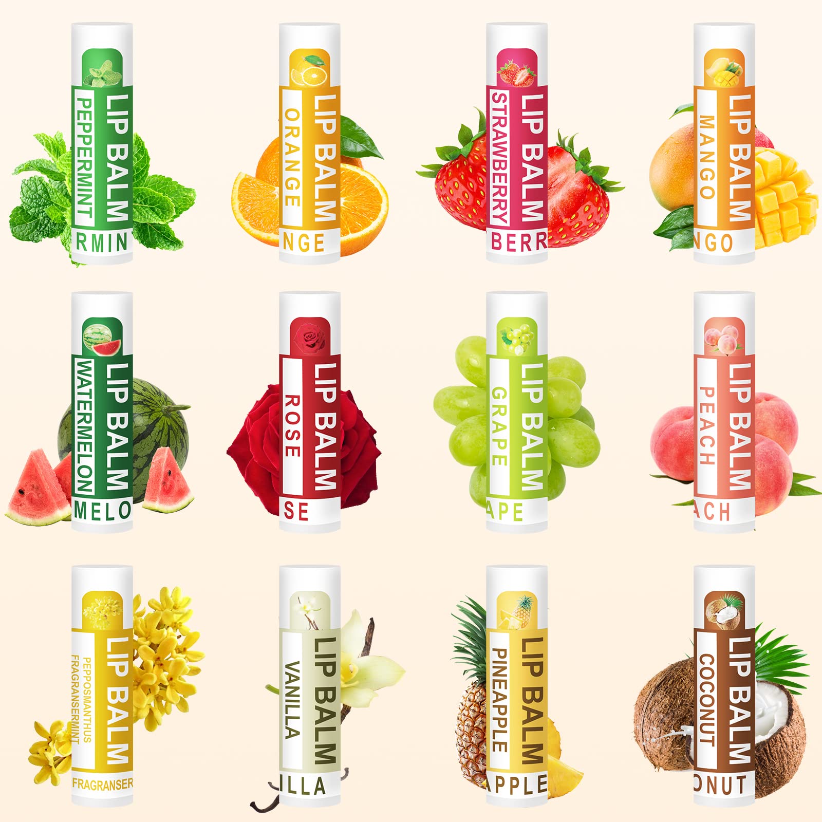 DMSKY lip balm with coconut oil nourishes lips naturally.