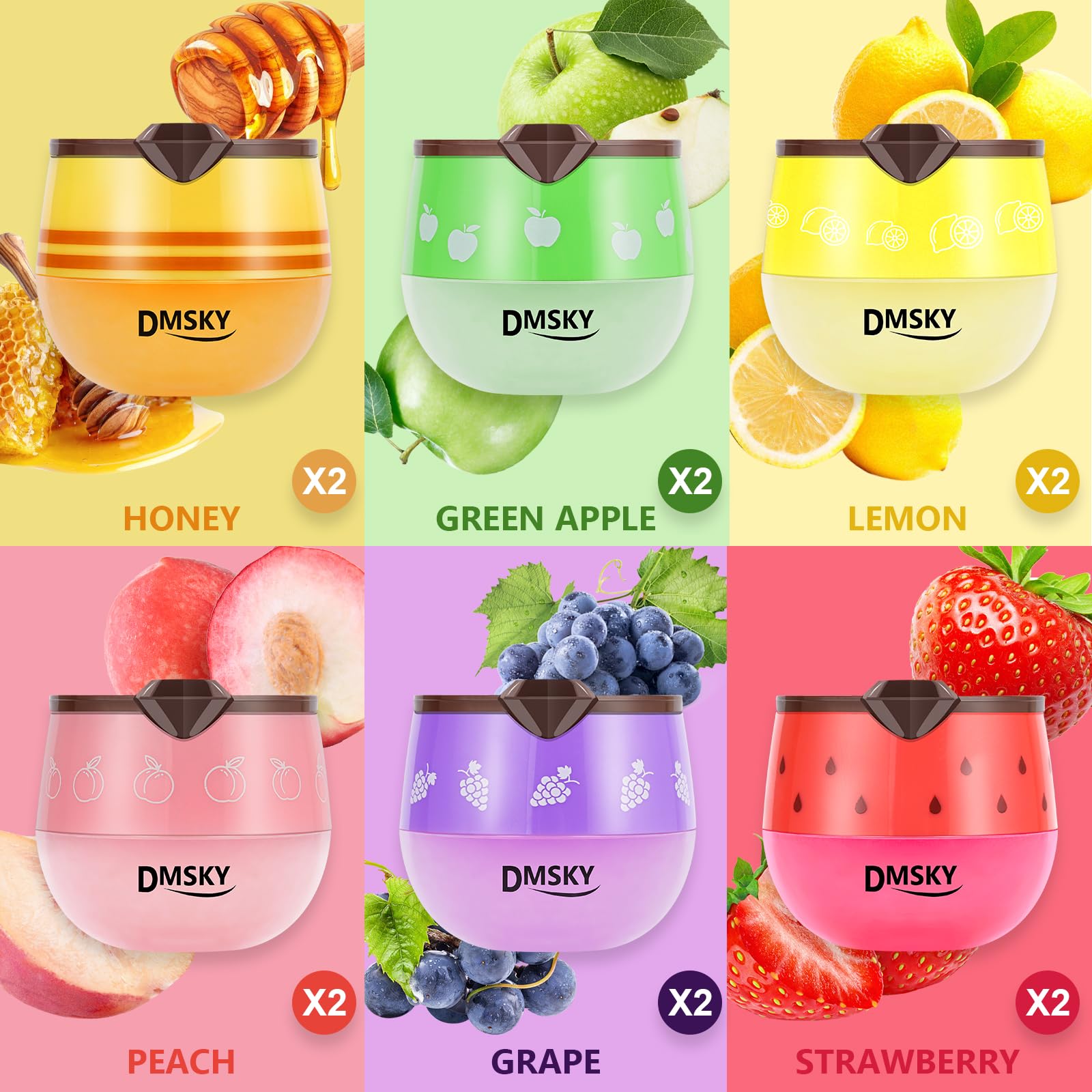DMSKY lip mask close-up highlights silky texture for smooth lip care