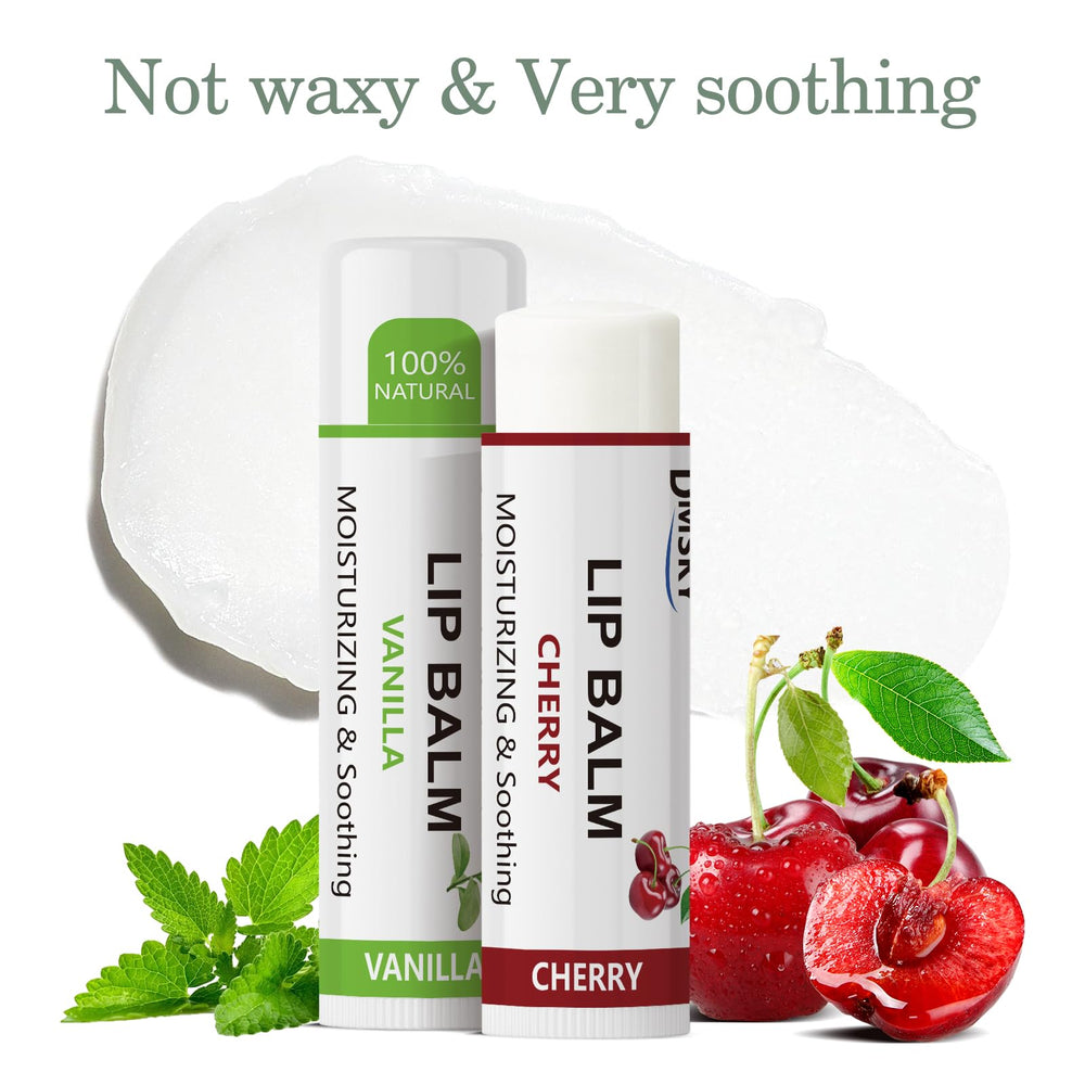 Dmsky rose flavor lip balm with refreshing aroma and protection.