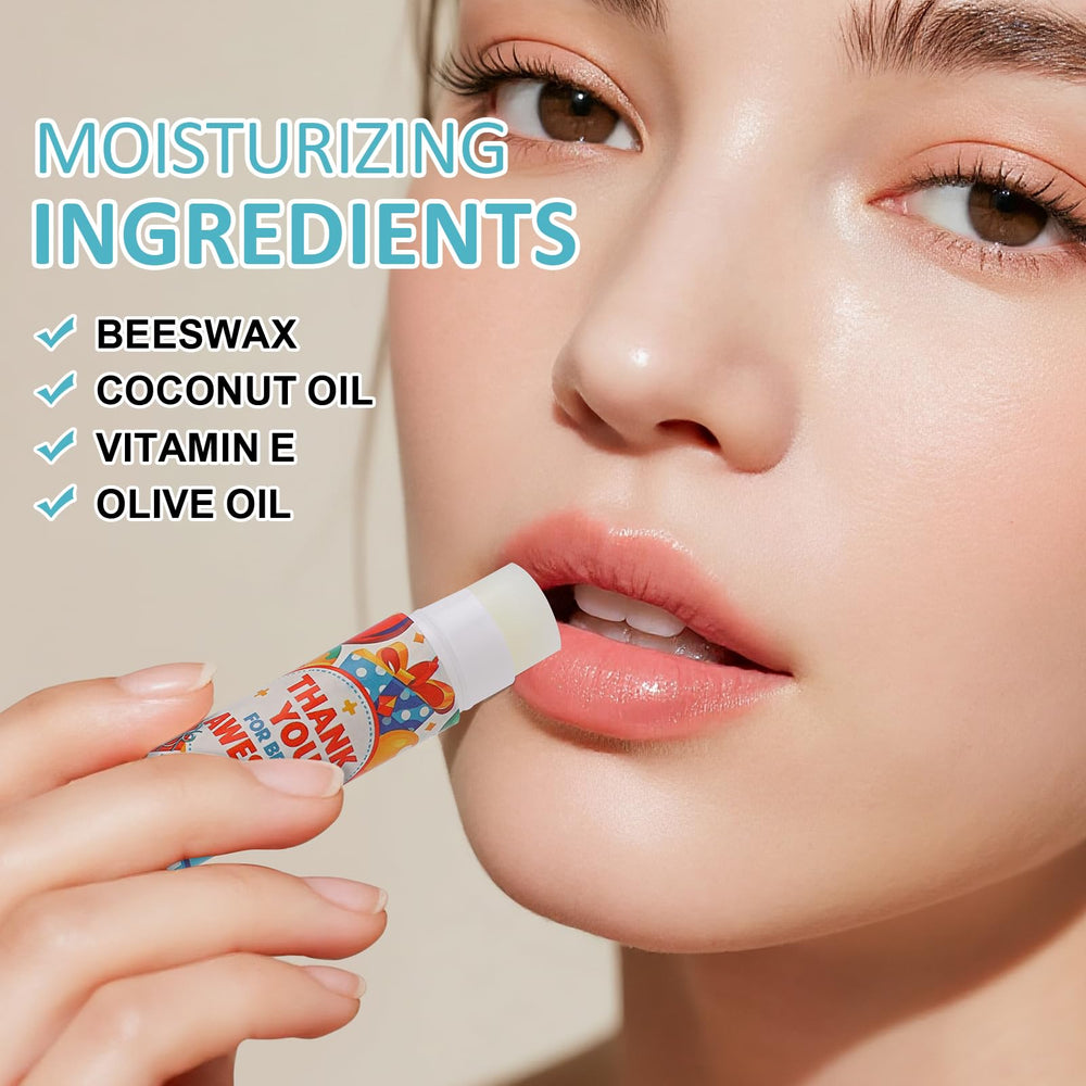 Dmsky vanilla-flavored lip balm offering subtle scent and moisturization.