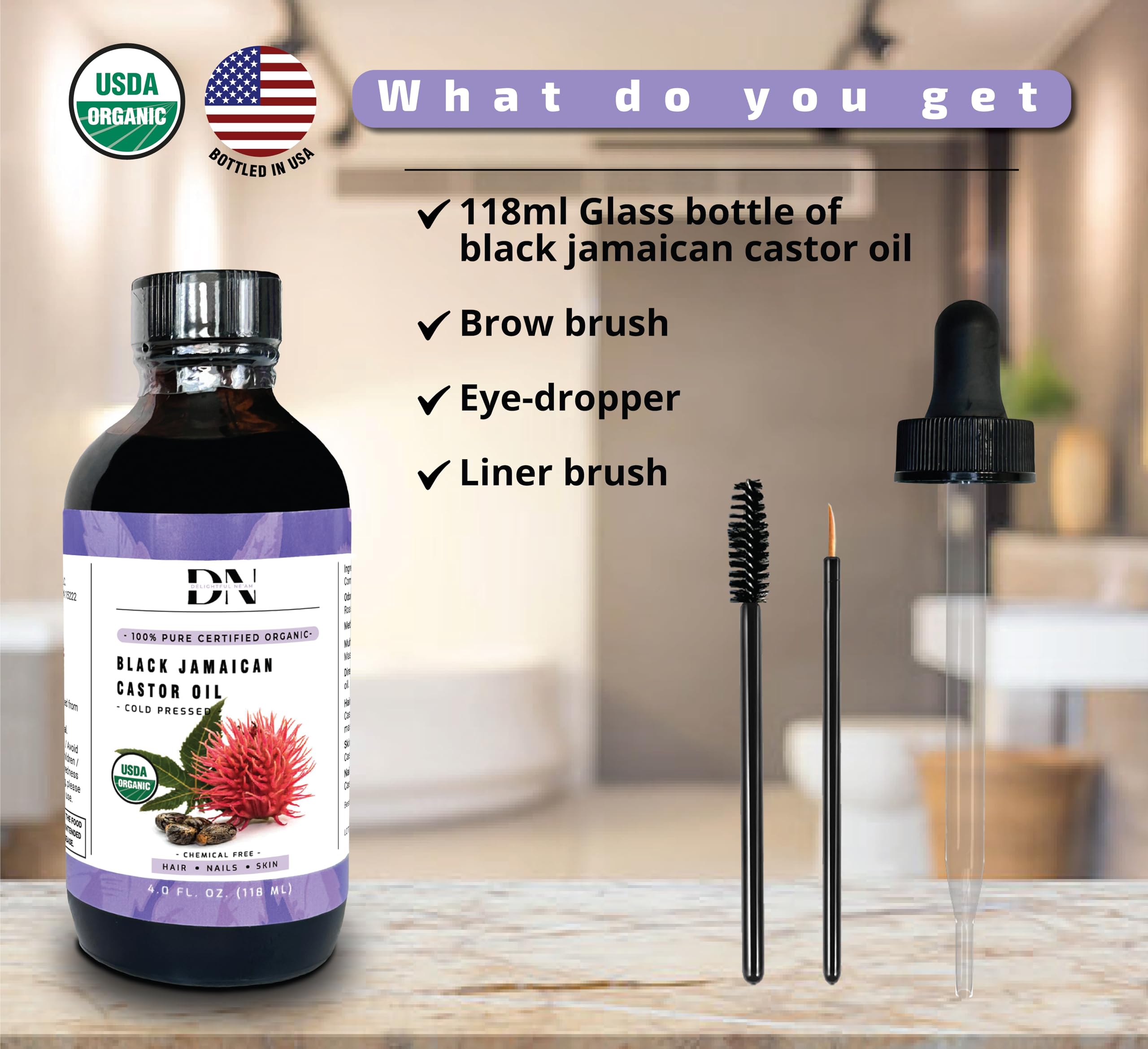 DN Delightful Ne'am oil usage for hair and skin care routine
