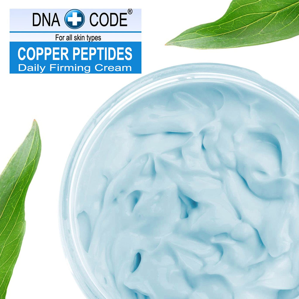 DNA Code Skin Care Magic Firming Cream texture closeup highlighting rich, hydrating formula