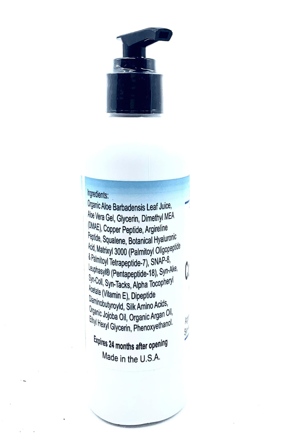 DNA CODE Skin Care Magic Firming Serum application drops showing Argireline benefits
