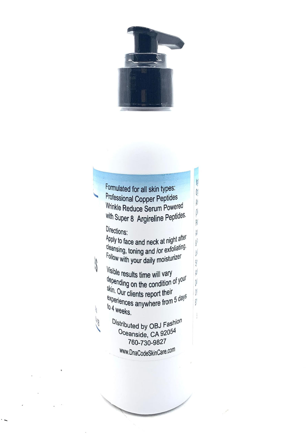 DNA CODE Skin Care Magic Firming Serum close-up highlighting Matrixyl 3000 support