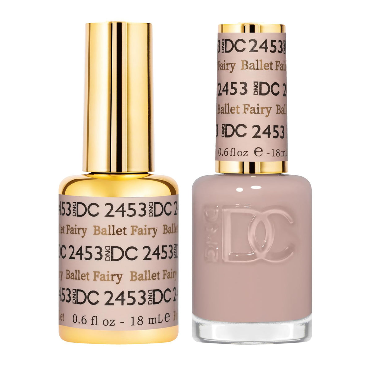DAISY DND Ballet Fairy 2453 gel polish bottle for long-lasting color.