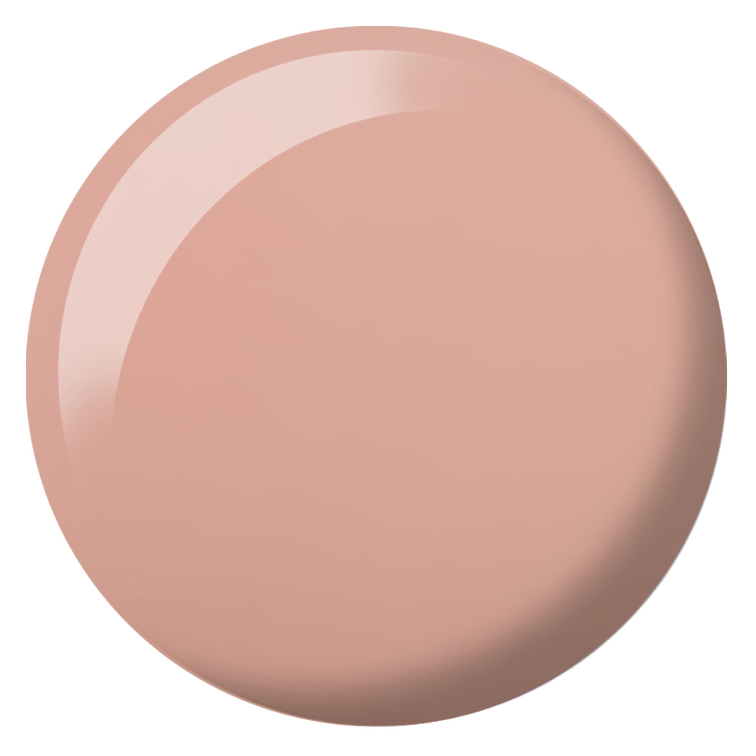 DND DC Be My Muse 2445 swatches previewing sheer pink shade intensity.