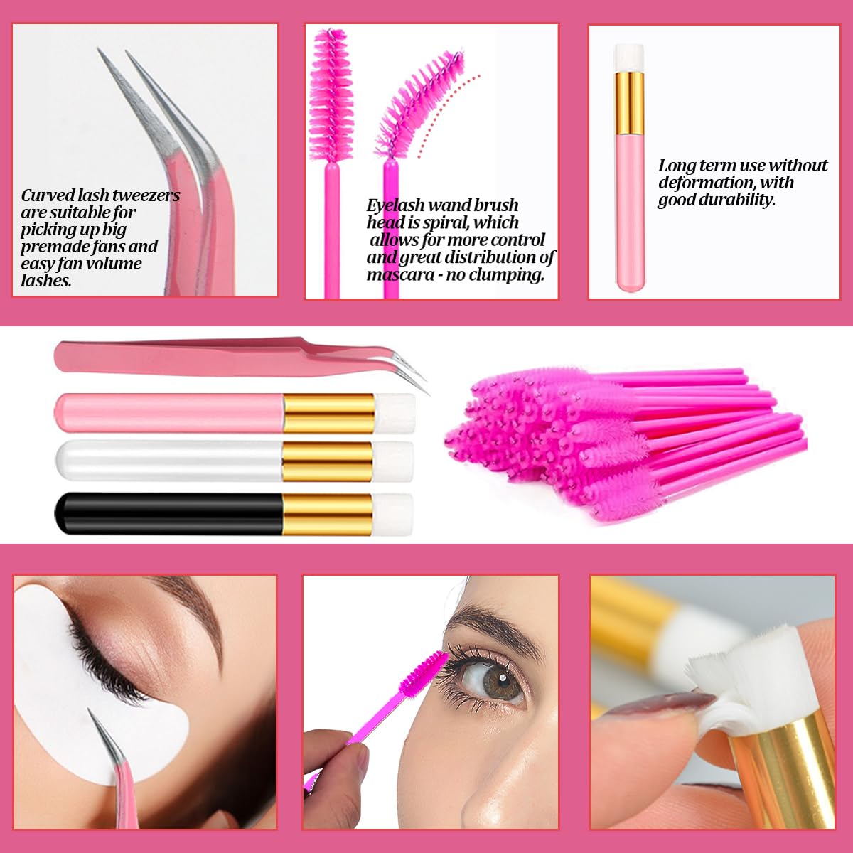 DNSGOOR brush set for cleansing and application