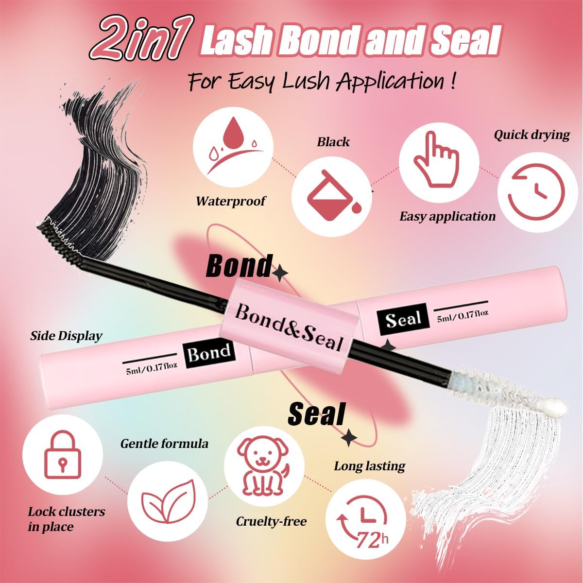 DNSGOOR lash glue remover, easy clean-up after your mini lash session.