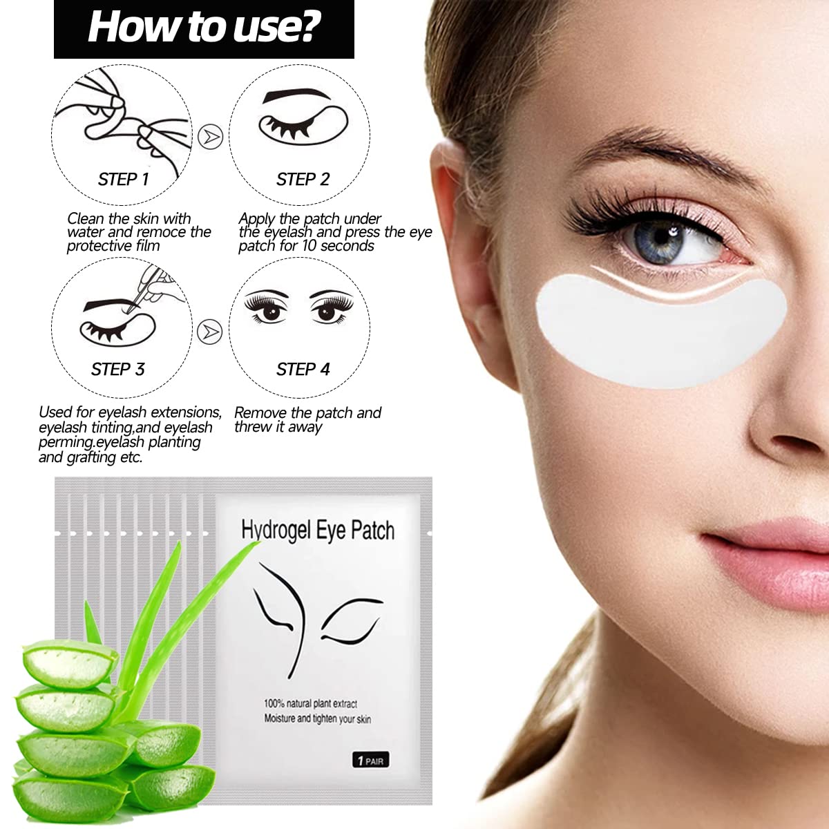 DNSGOOR practice eyelash strips for safe, repeatable technique drills.