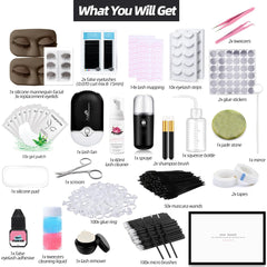DNSGOOR replacement eyelids pack for quick rotation during beginner eyelash practice.