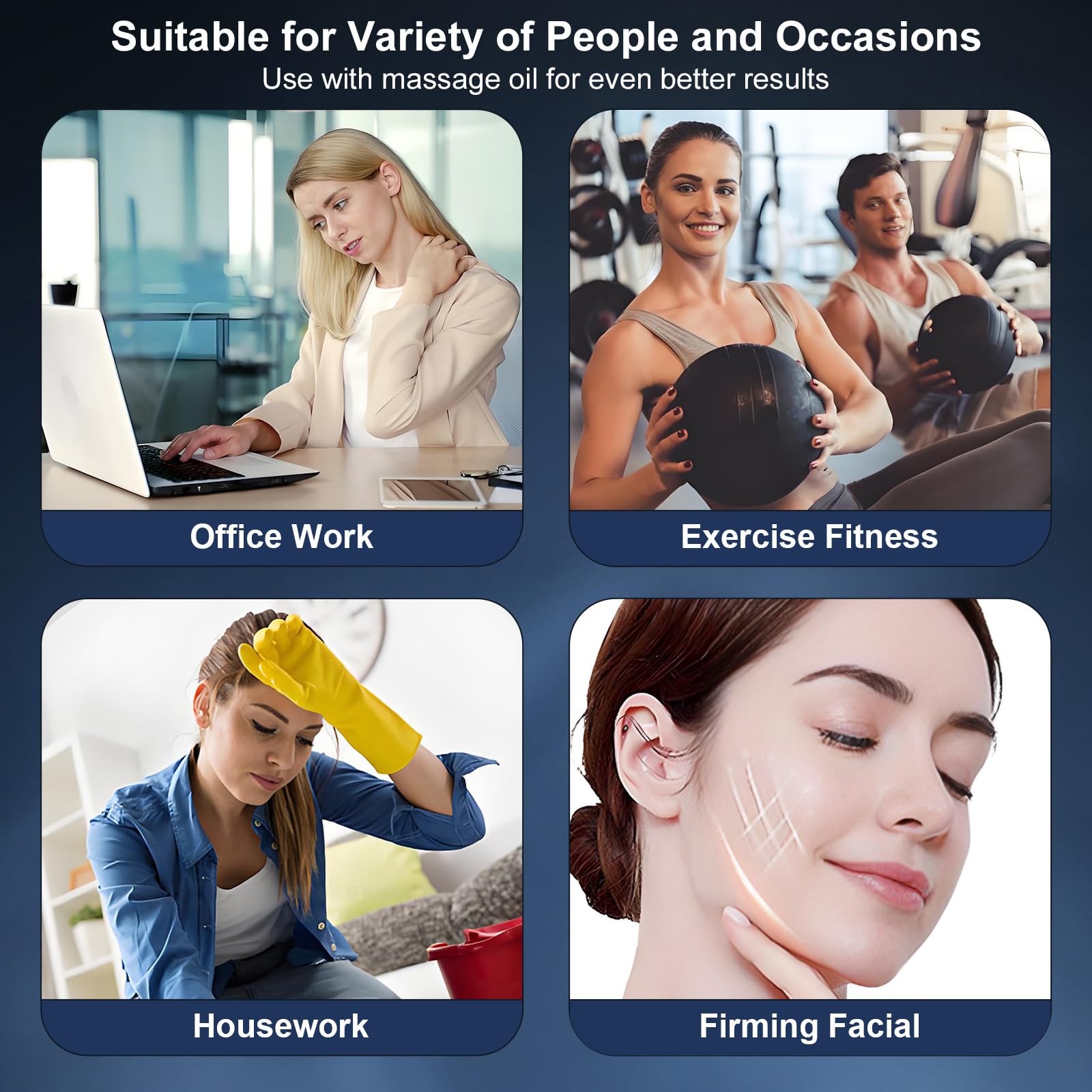 DOCEPERT heated muscle scraper after-workout use for muscle relaxation and recovery