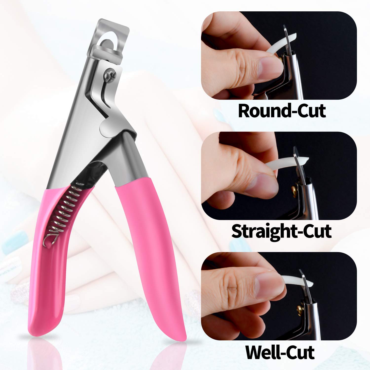 Dockapa nail cutter with U-shaped blade for precise trimming
