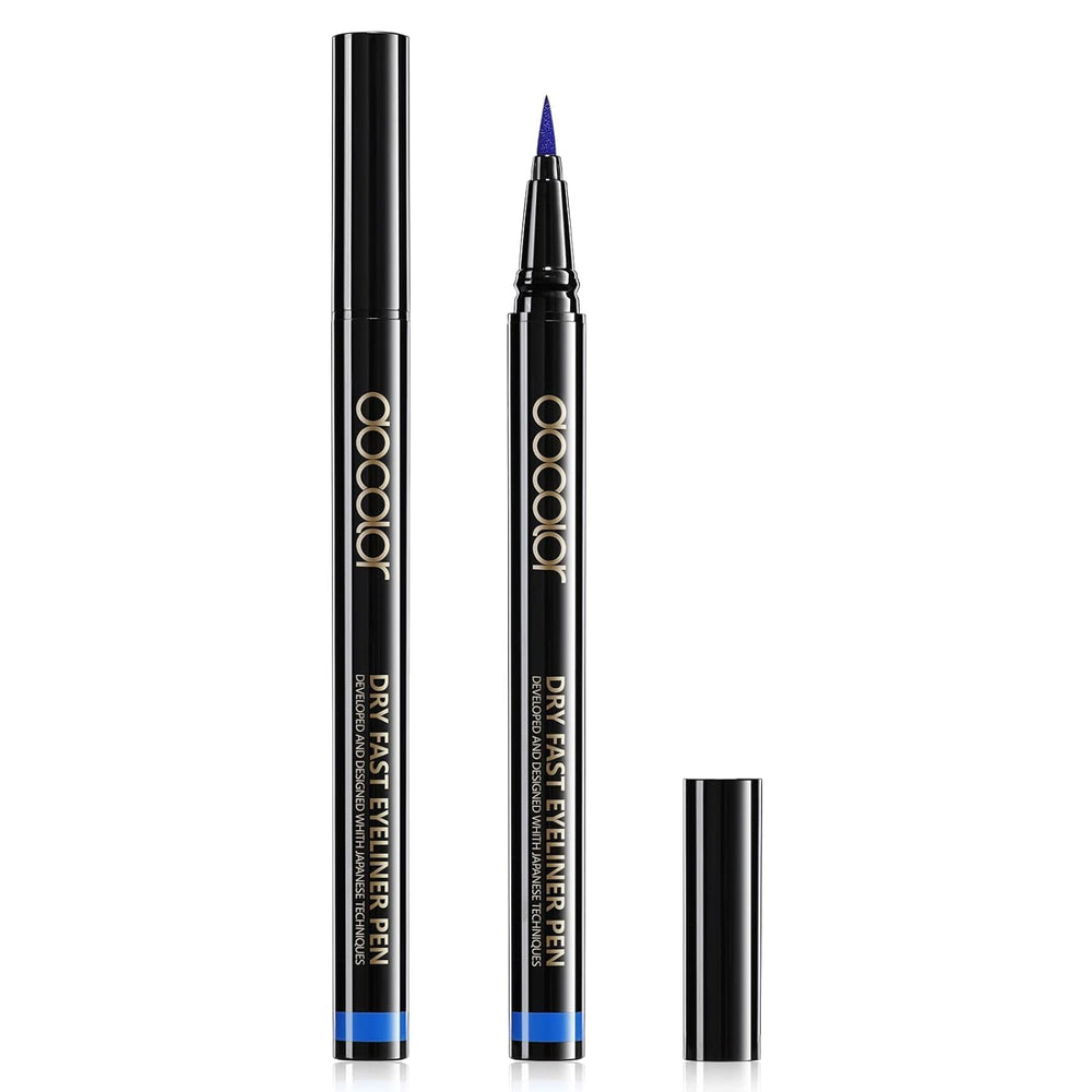 docolor daily-wear blue eyeliner pen for office to evening looks.