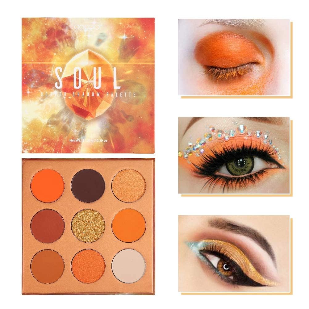 Docolor Orange Gemstone Palette for versatile day-to-night looks.