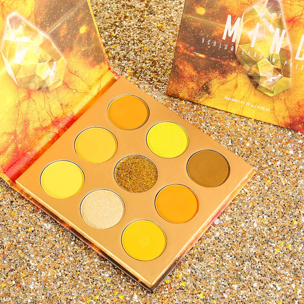 Soft, velvety powder in Docolor Yellow Gemstone Palette for seamless application