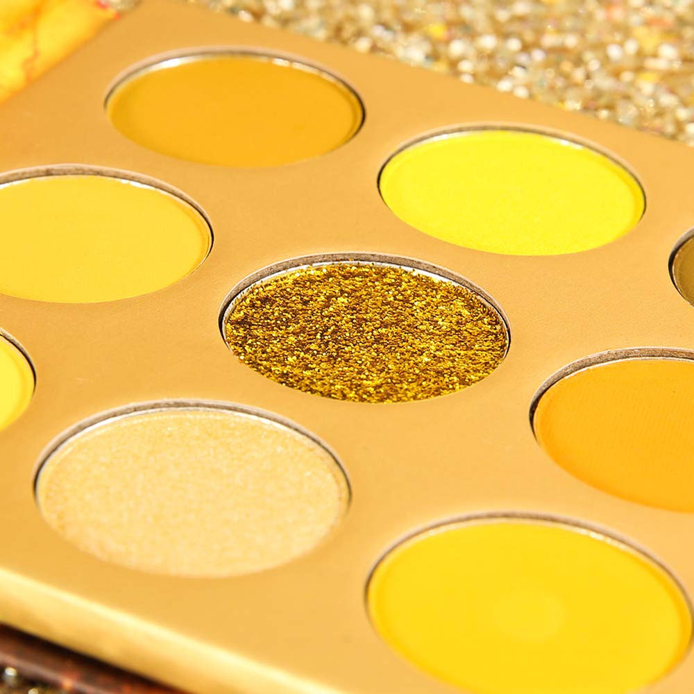 Velvety, blendable texture from Docolor Yellow Gemstone Palette