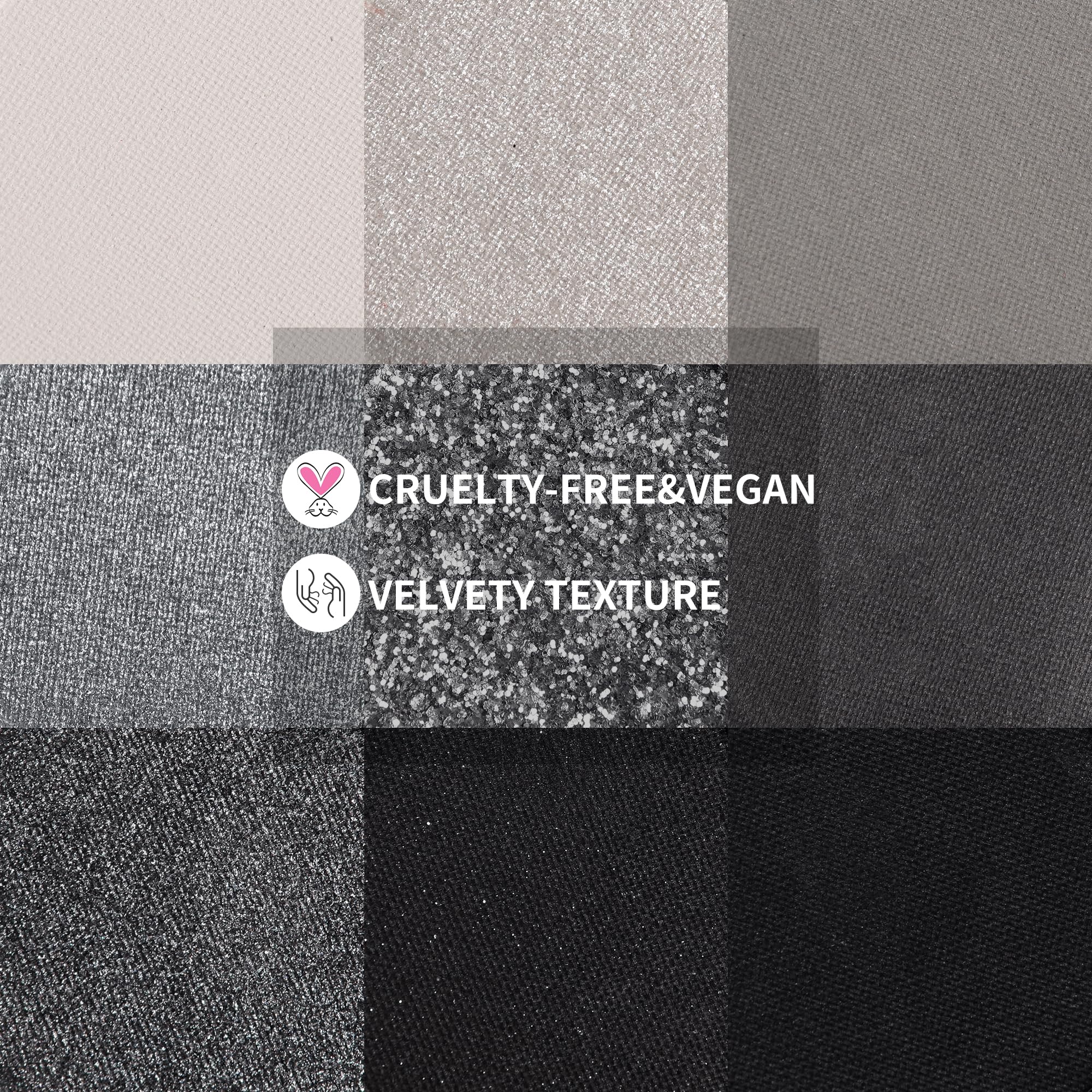 Docolor metal sequin accents add high-impact sparkle for glam looks.