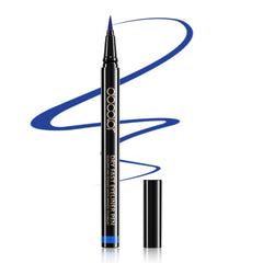 docolor waterproof blue eyeliner pen offers ultra-slim precision on lash lines.