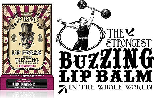 Natural ingredients icons emphasize safe, all-natural lip care