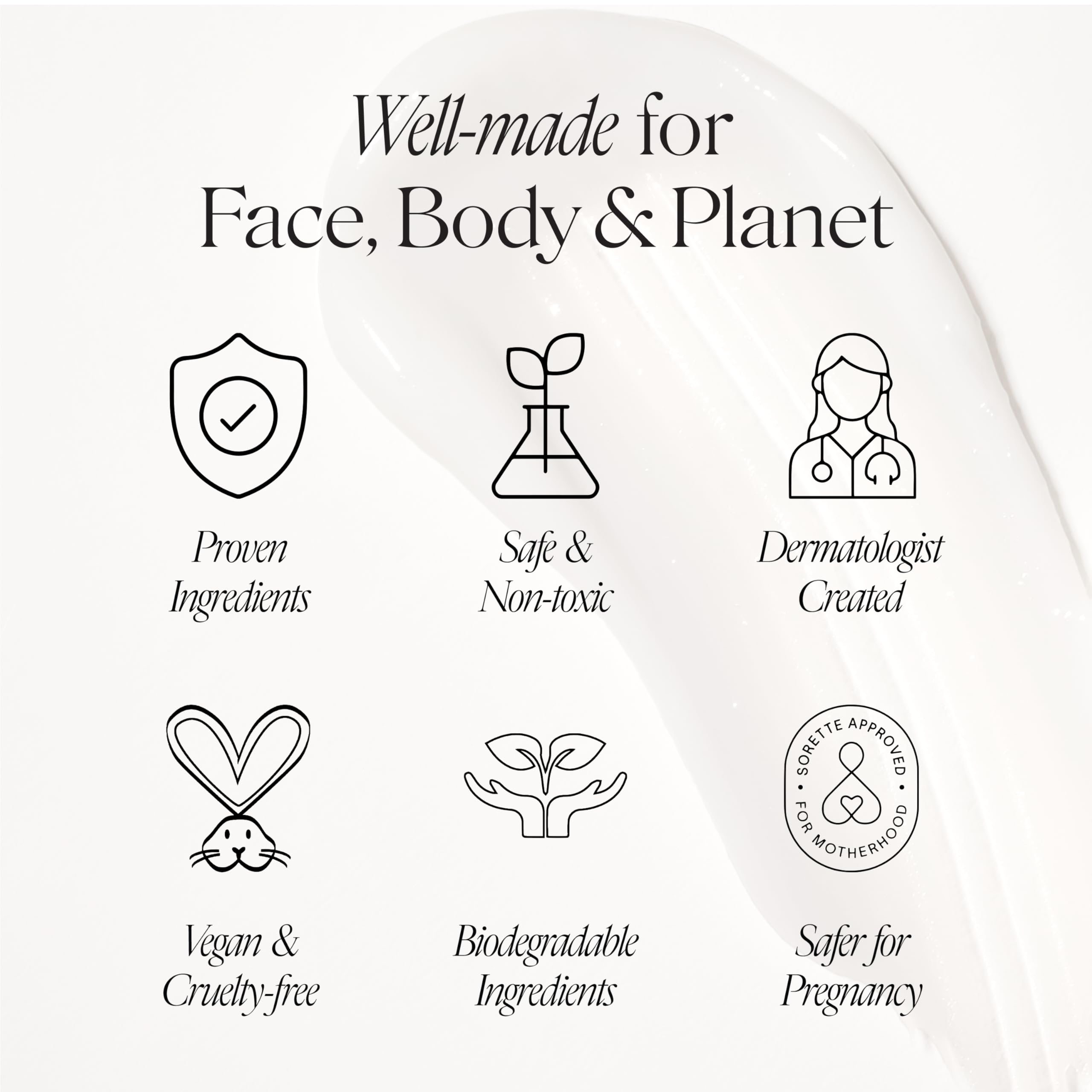 Doctor Rogers Face Cream being applied for comfortable, gentle skincare for sensitive skin.