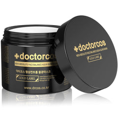 DOCTORCOS Gold Label Water Glow Mask Cream puddle texture demonstrating hydration.