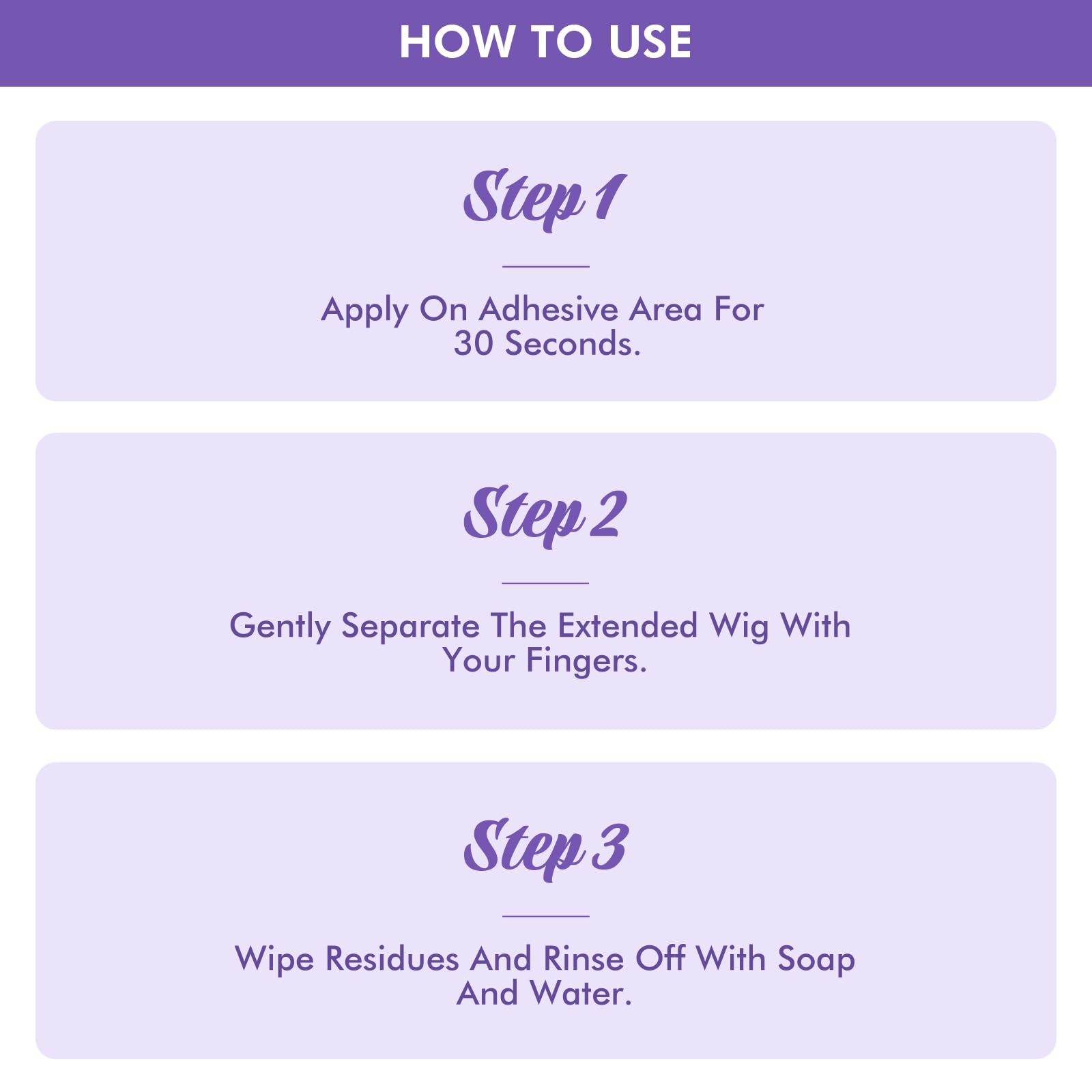 Dolahair patch test area encourages skin safety before full application.