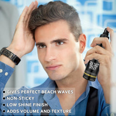 DOLIROX Sea Salt Spray application shows quick lift and definition.