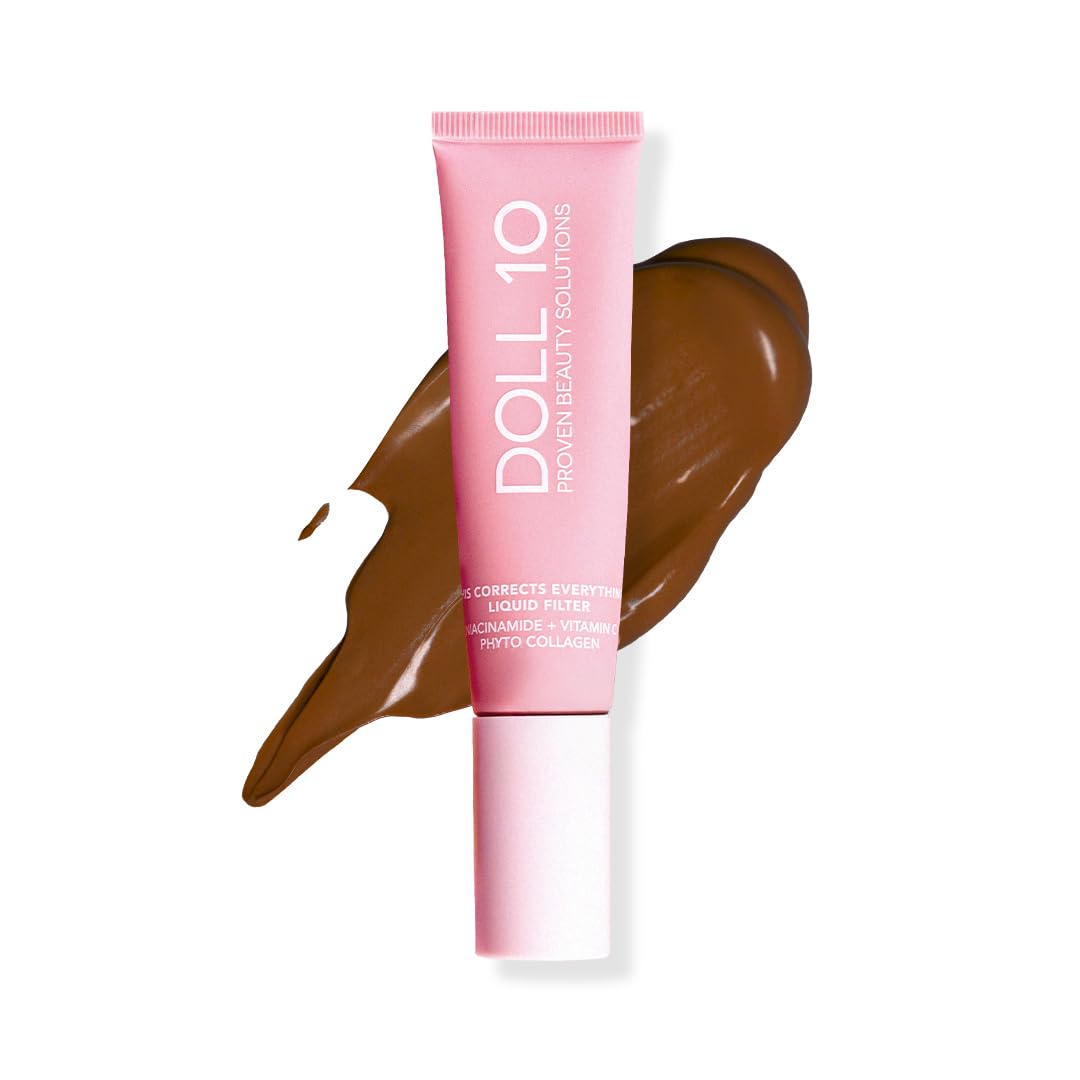 Doll 10 NO TCE Liquid Filter deep bottle showing lightweight tint for everyday wear.