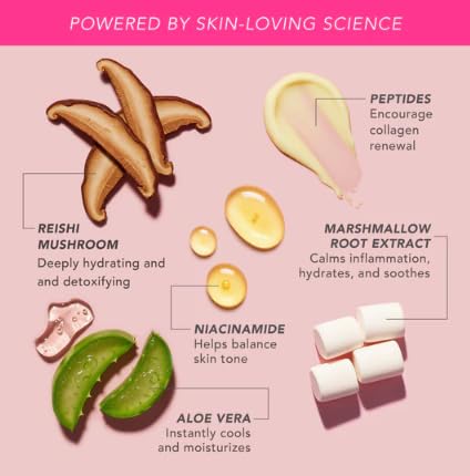 Doll 10 Peptide Bounce marshmallow extract mini-bottle image conveys soothing hydration.