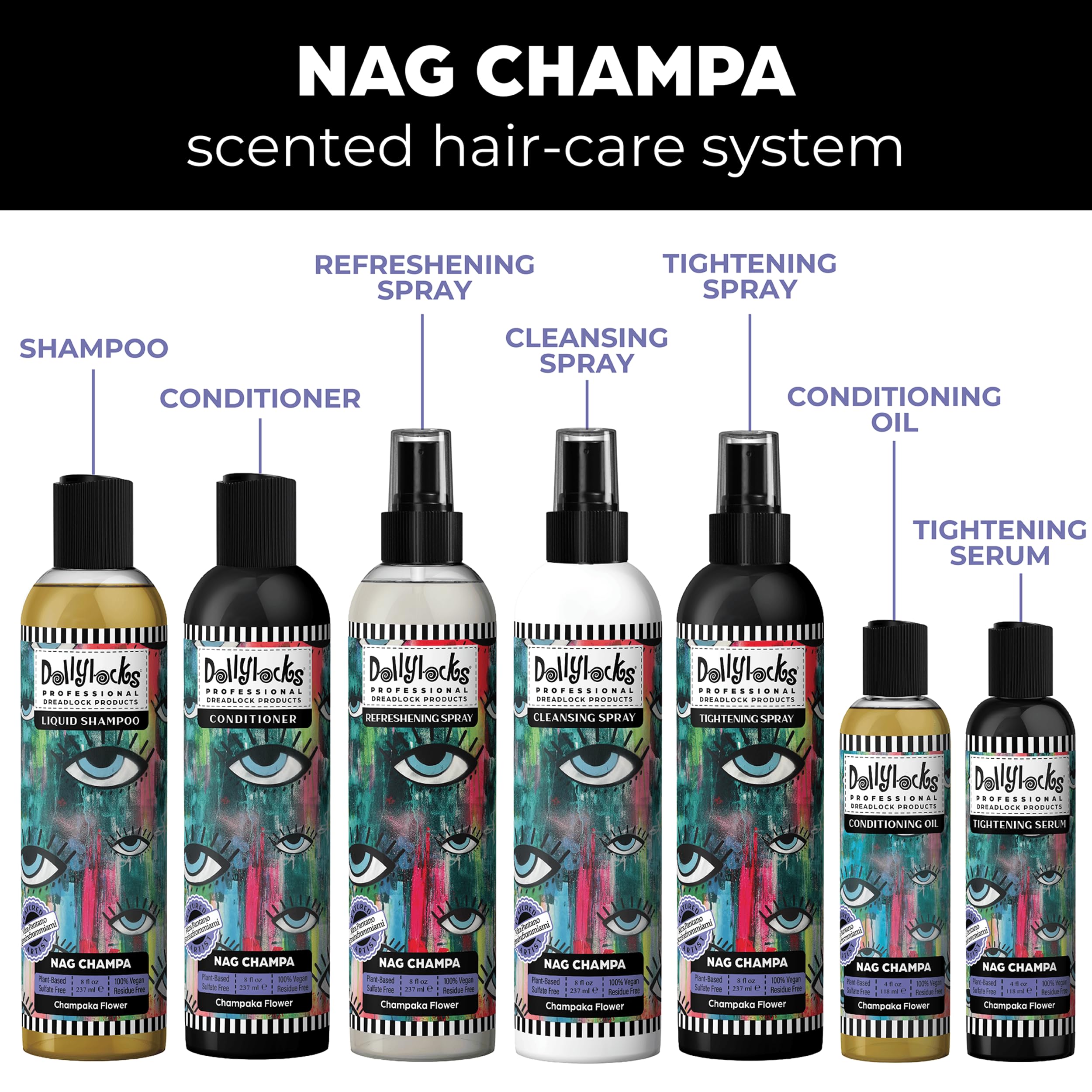 Dollylocks Conditioning Hair and Scalp Oil absorption into scalp for clean moisture.