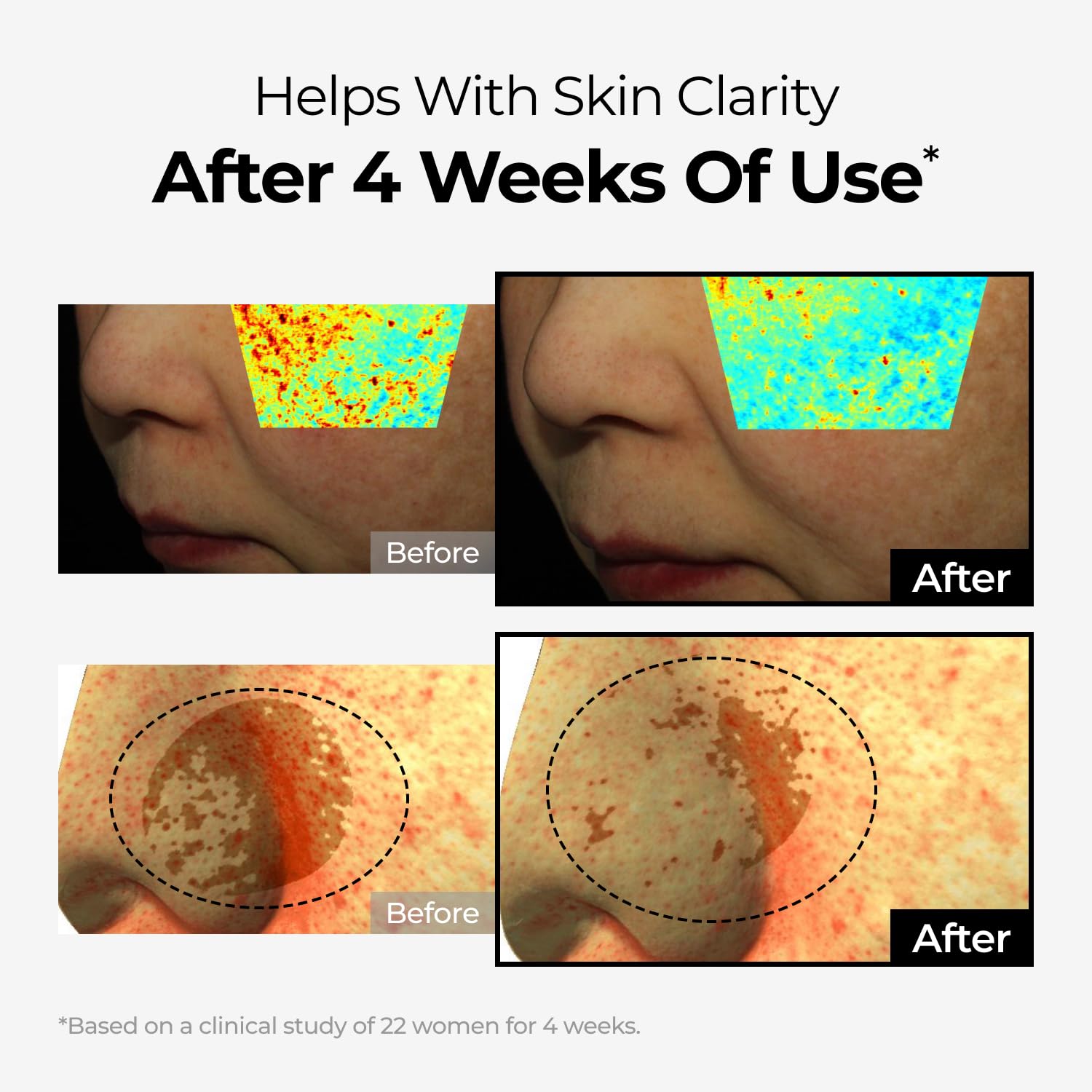 Application routine showing two-step daily use for sustained results.