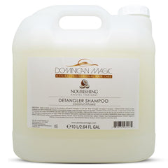 Dominican Magic Detangler Shampoo Coconut Infused bottle highlights compact design for on-the-go hydration