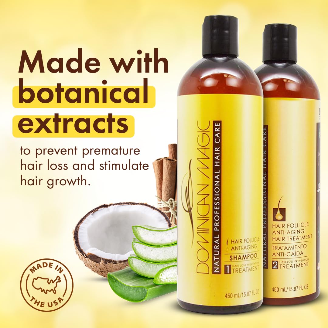 Dominican Magic bottle features rosemary focus for healthier follicles