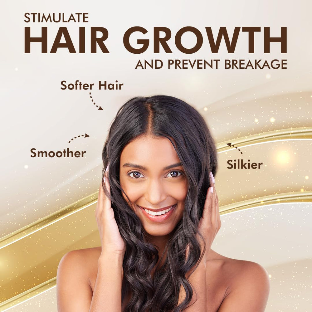 Dominican Magic Ultra Straight hair texture before and after straightening shows improvement.