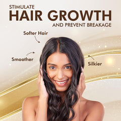 Dominican Magic Ultra Straight hair texture before and after straightening shows improvement.