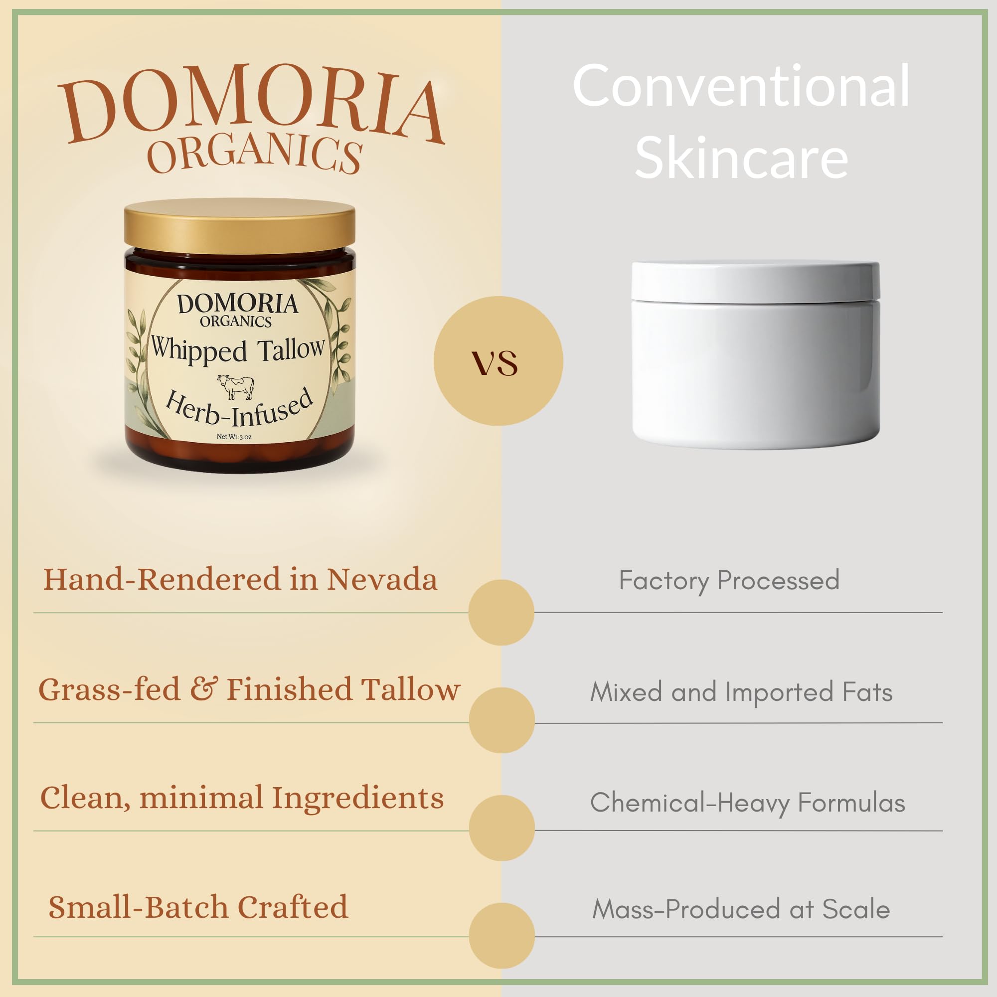 Domoria Organics facial moisturizer touch-up showing lightweight finish