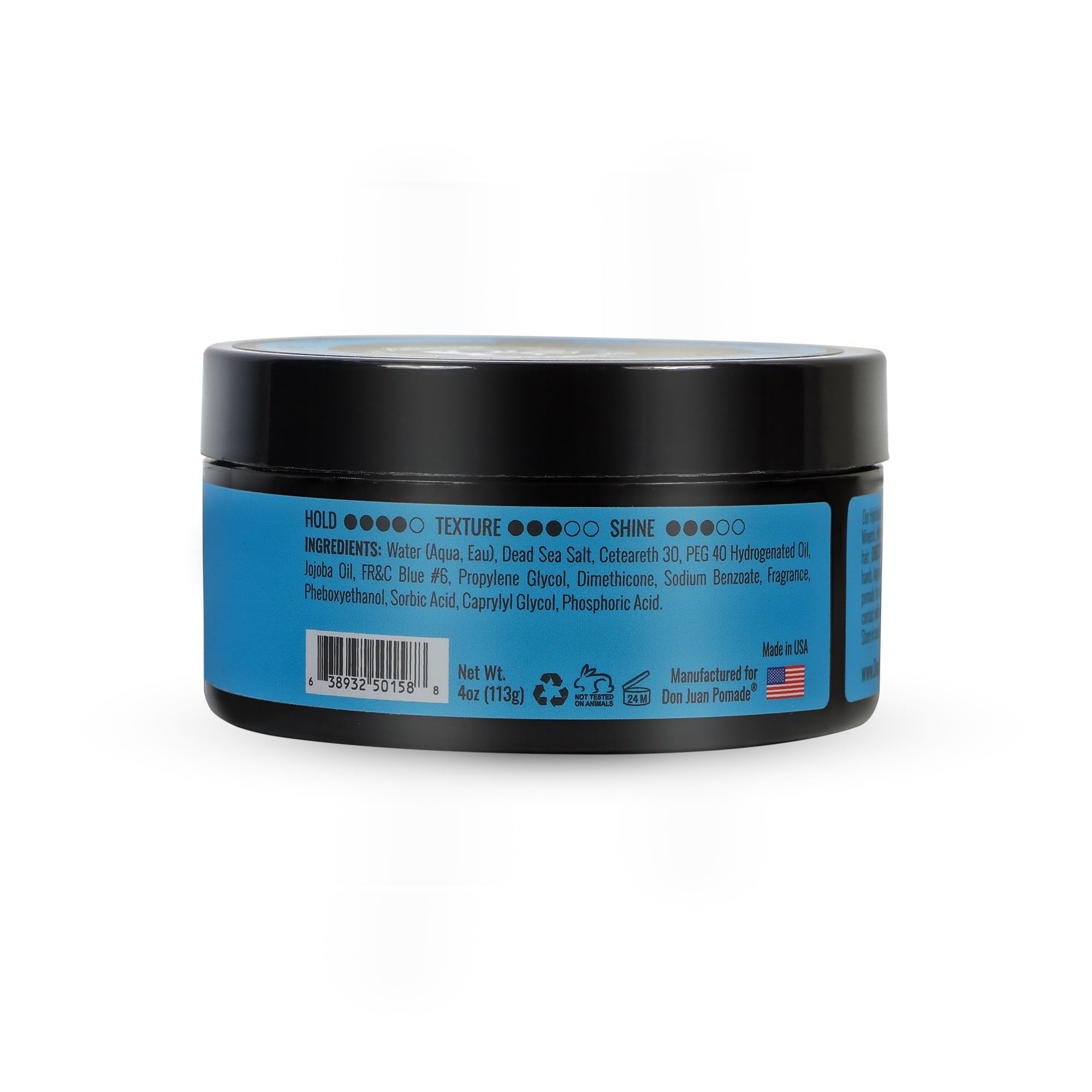 Don Juan Hybrido Pomade high shine finish for sleek, polished looks