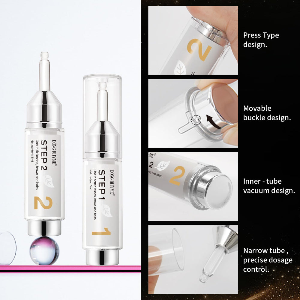 DONG RHYME aftercare tips for maintaining lifted lashes.