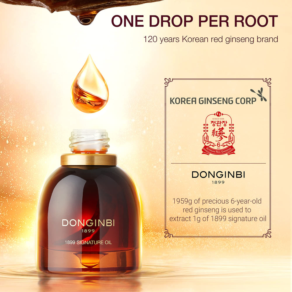 Donginbi 1899 Signature Oil lightweight texture absorbs quickly for comfort.