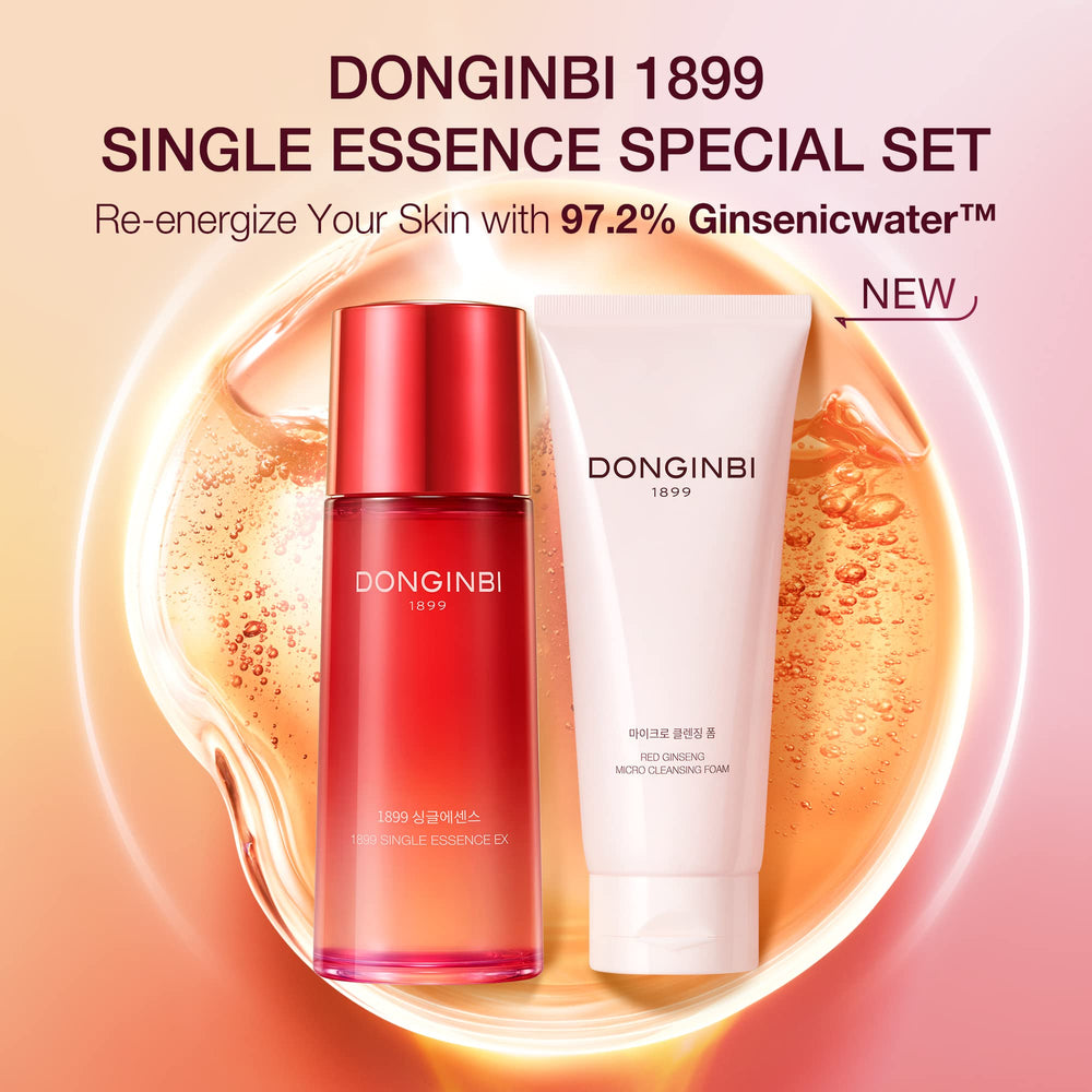 Donginbi 1899 bottle pour shot suggesting smooth absorption and hydration.